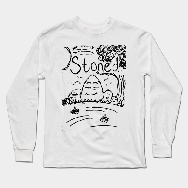 stoned Long Sleeve T-Shirt by hazydoodlez